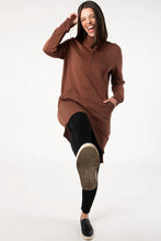 Load image into Gallery viewer, Terrera Sabelle half zip fleece dress
