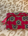 {{ClientCode}} PINK MULTI VERA BRADLEY WALLET