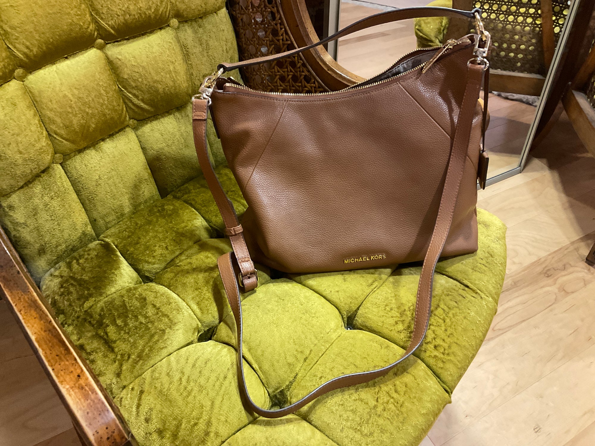 BROWN MICHAEL KORS PURSE