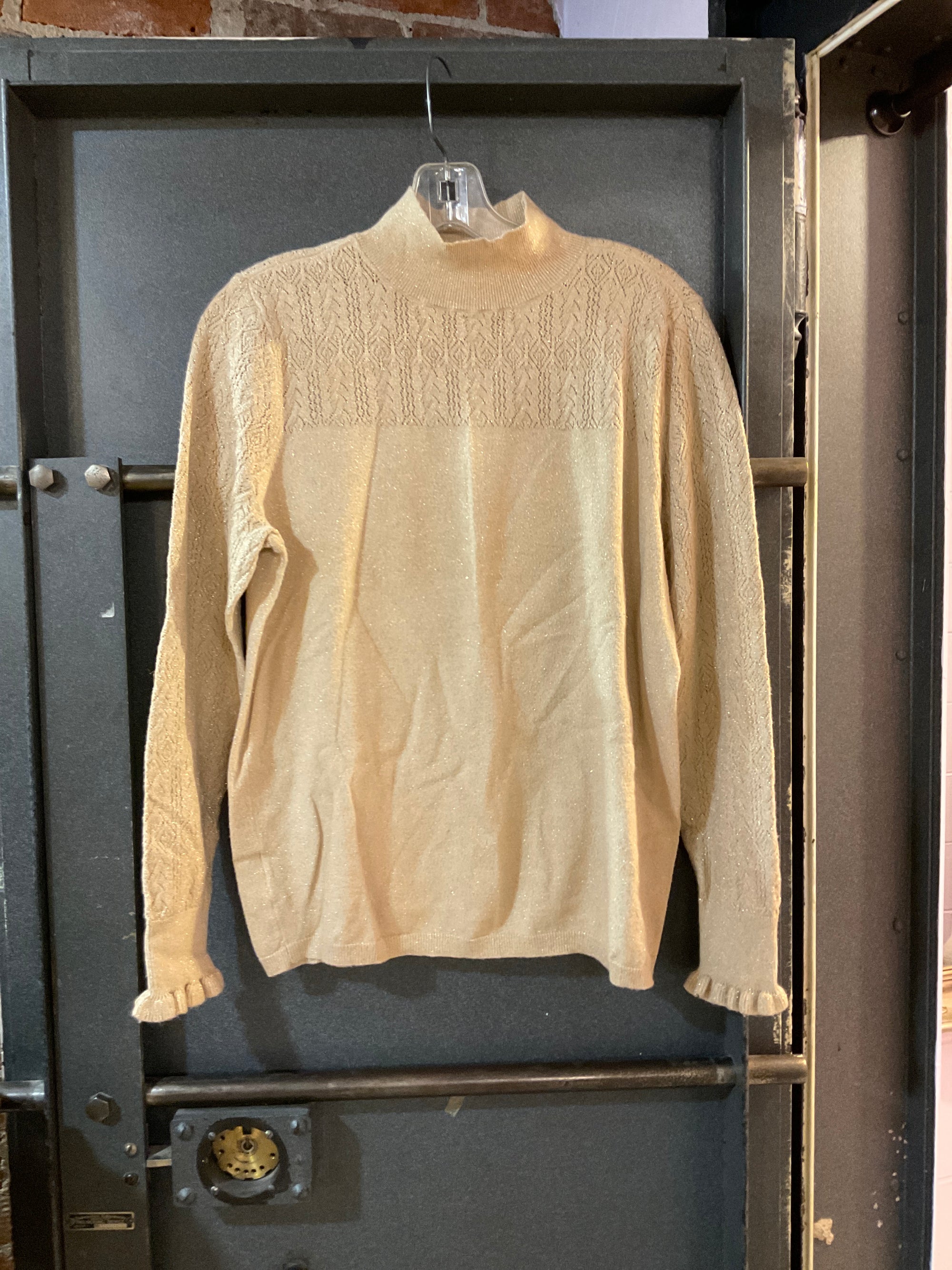 CREAM LOFT LONG SLEEVE SHIRT L