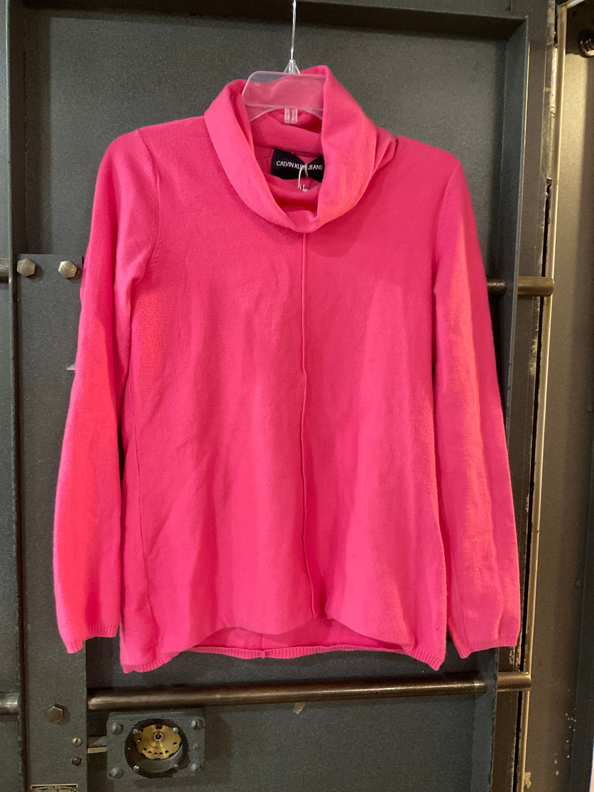 PINK CALVIN KLEIN TURTLENECK SWEATER M