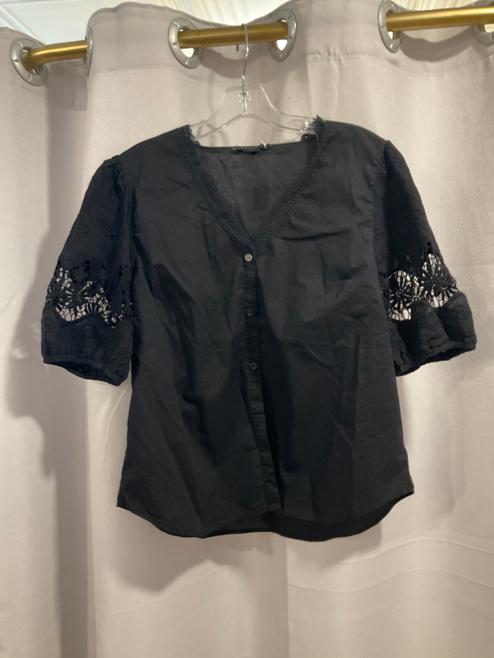 BLACK SANCTUARY SHORT SLEEVE SHIRT L