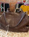 {{Client Code}} BROWN COACH LEATHER SHOULDER BAG