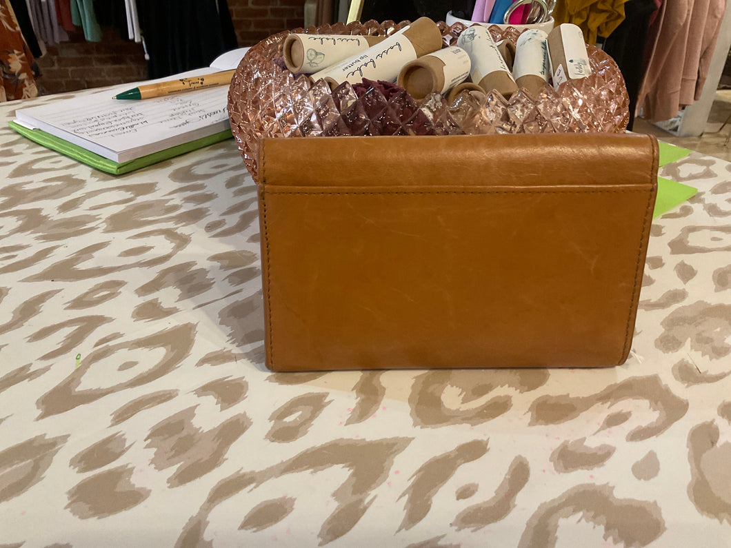 {{ClientCode}} TAN HOBO PURSE AND WALLET