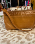 {{ClientCode}} TAN HOBO CROSSBODY PURSE