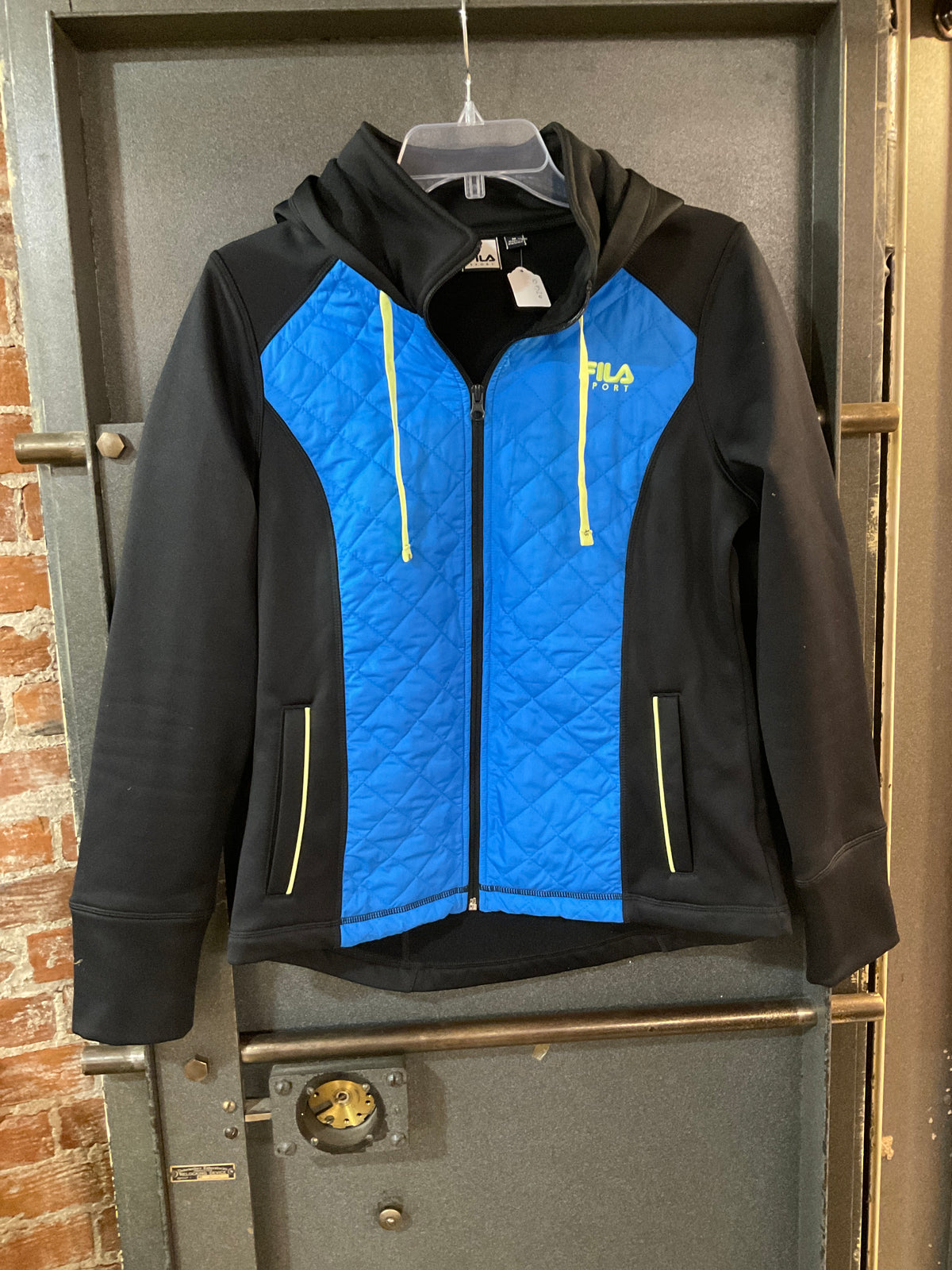 BLACK/BLUE FILA JACKET M