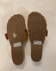 {{Client Code}} TAN AREZZO CLOGS, 7.5