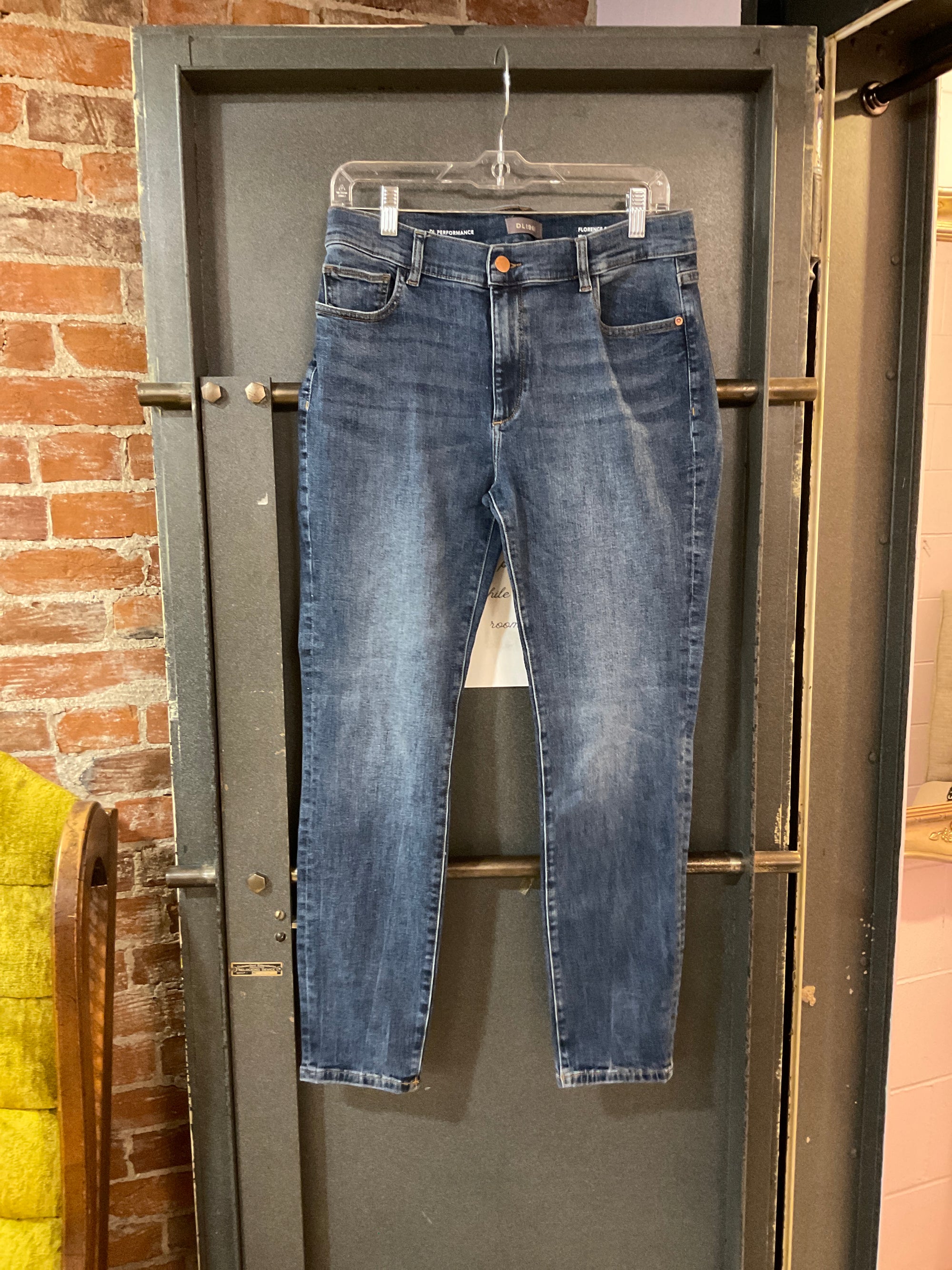 MED WASH DL1961 SKINNY DENIM 12