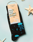 Conscious step jellyfish socks that save oceans