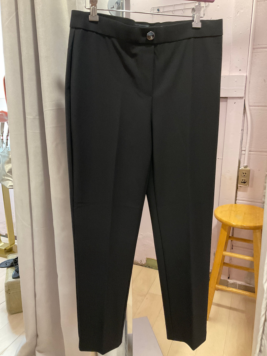 {{ClientCode}} BLACK J&L ATELIER DRESS PANTS, M