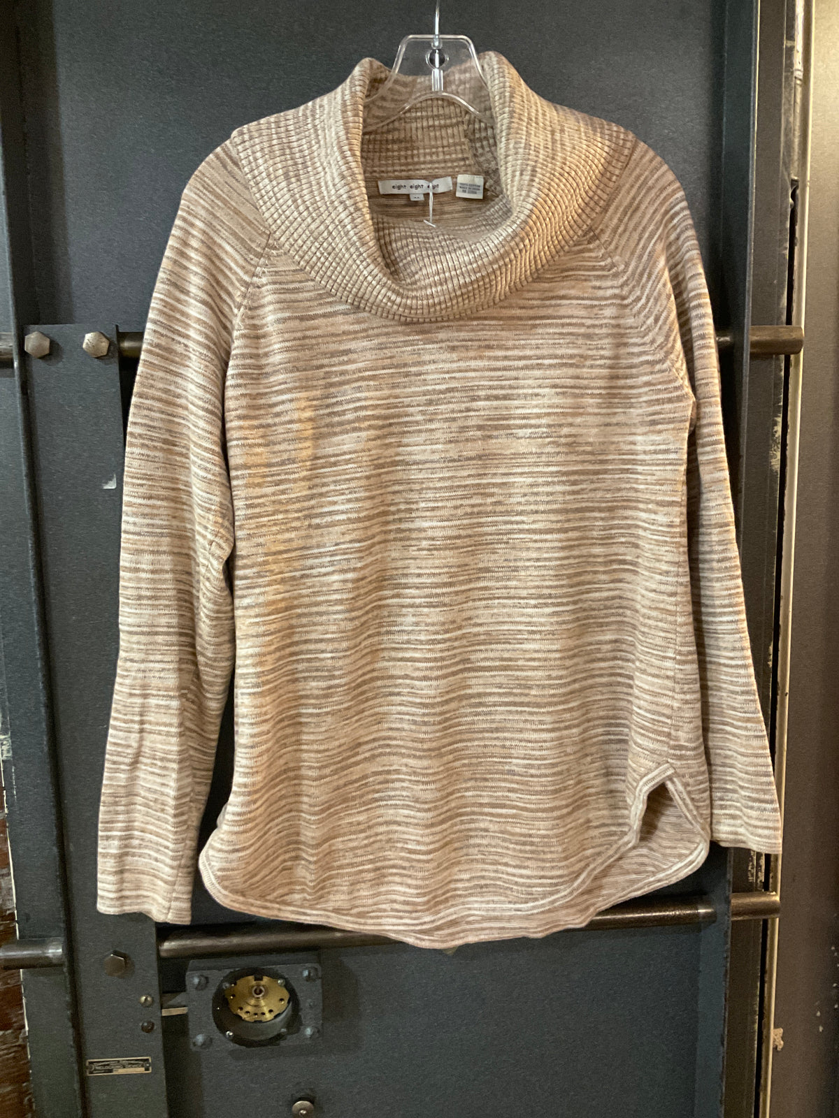 NEUTRAL PATTERN EIGHT TURTLENECK LONG SLEEVE SHIRT M