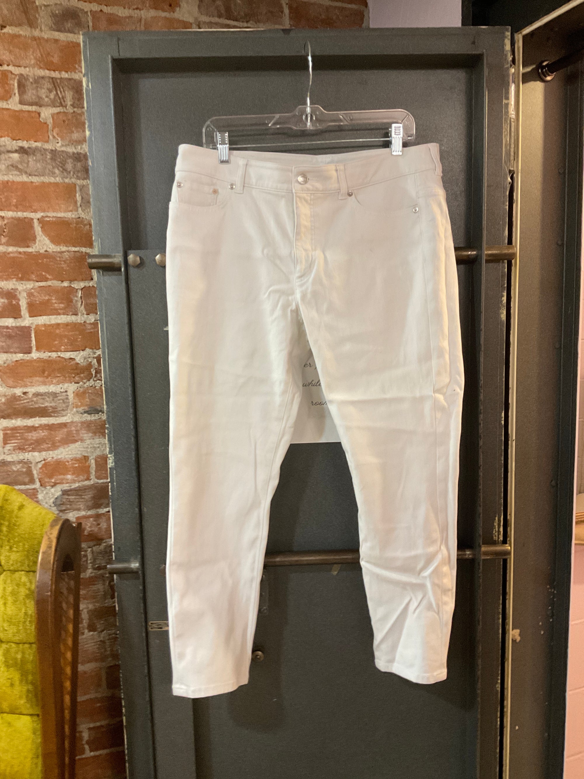 WHITE RALPH LAUREN PANTS 12