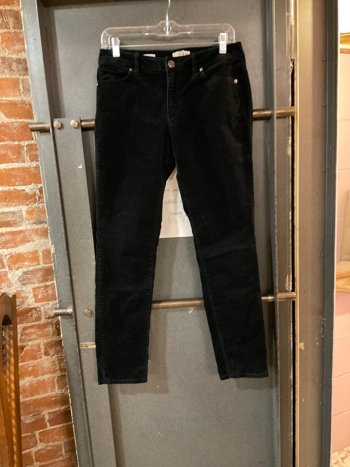 BLACK LOFT CURVY SKINNY PANT 6