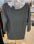 {{ClientCode}} GREY GAP LONG SLEEVE SHIRT, L