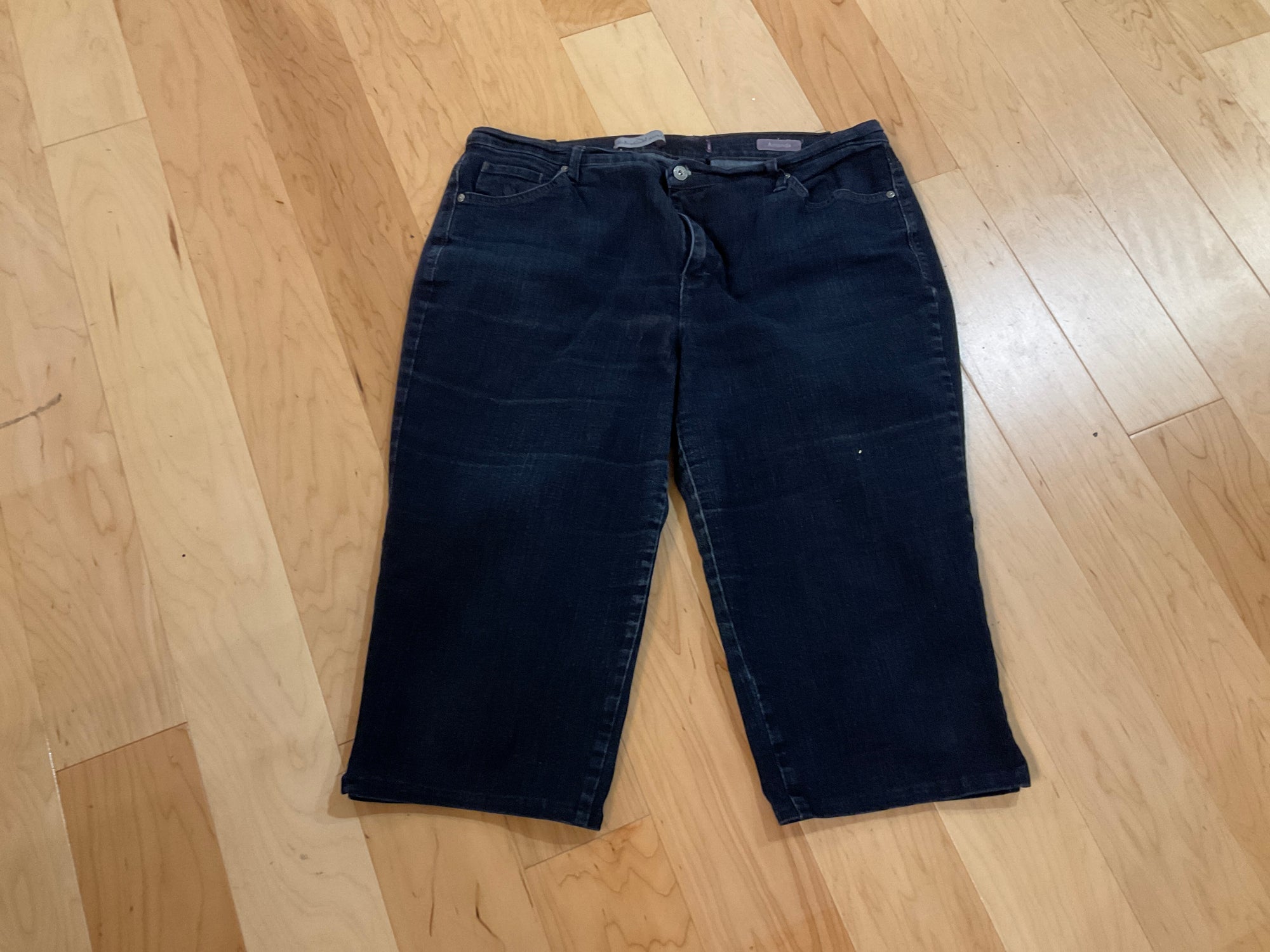 DARK WASH GLORIA VANDERBILT PANTS 18