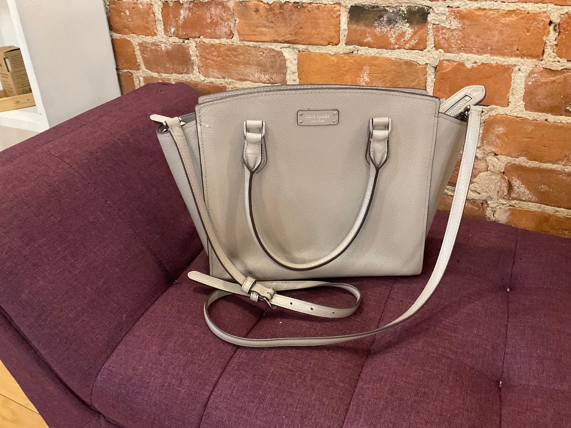 GRAY Kate Spade BAG