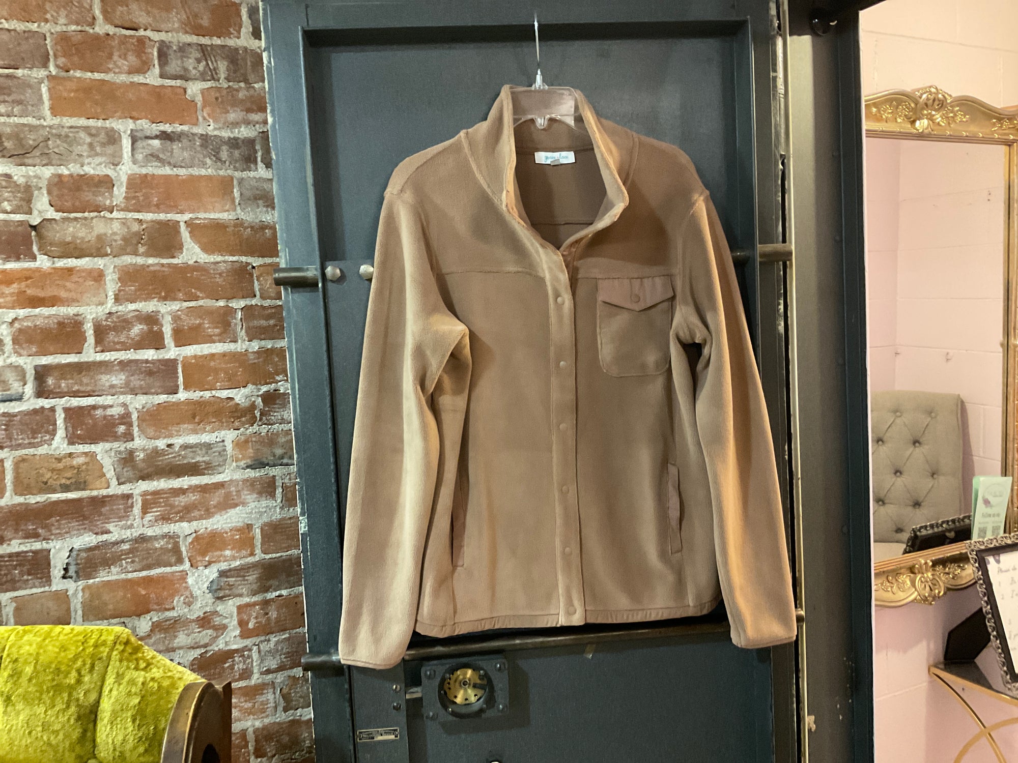 BROWN GRACE AND LACE JACKET M