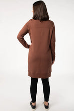 Load image into Gallery viewer, Terrera Sabelle half zip fleece dress
