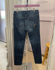 {{Client Code}} DARK DENIM EXPRESS JEANS, 0