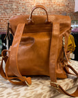 {{ClientCode}} TAN UNKNOWN BACKPACK PURSE