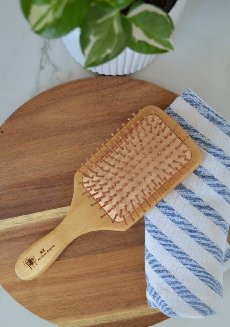 Me Mother Earth - Bamboo Paddle Hairbrush