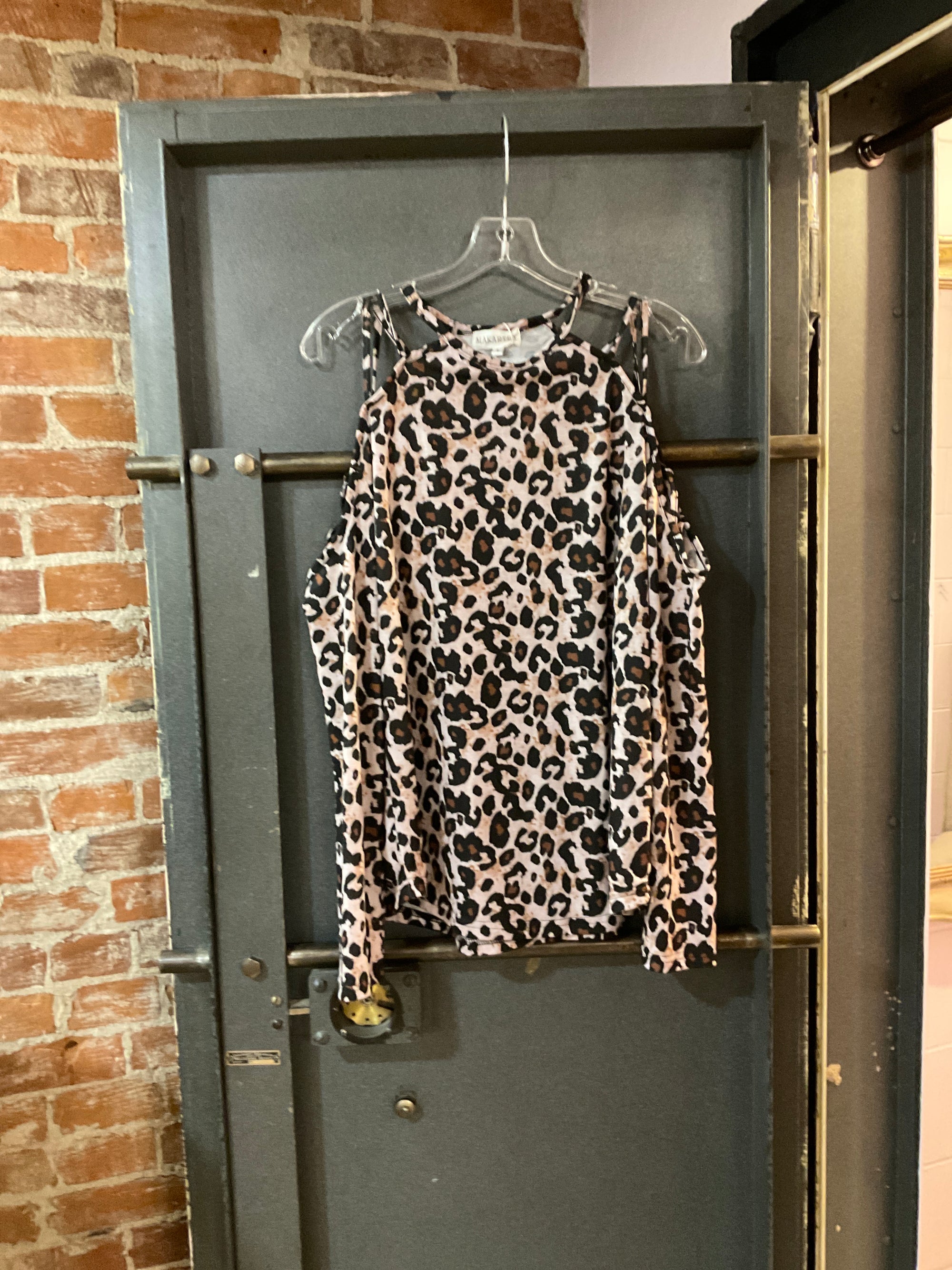 LEOPARD MAKARTHY LONG SLEEVE SHIRT L