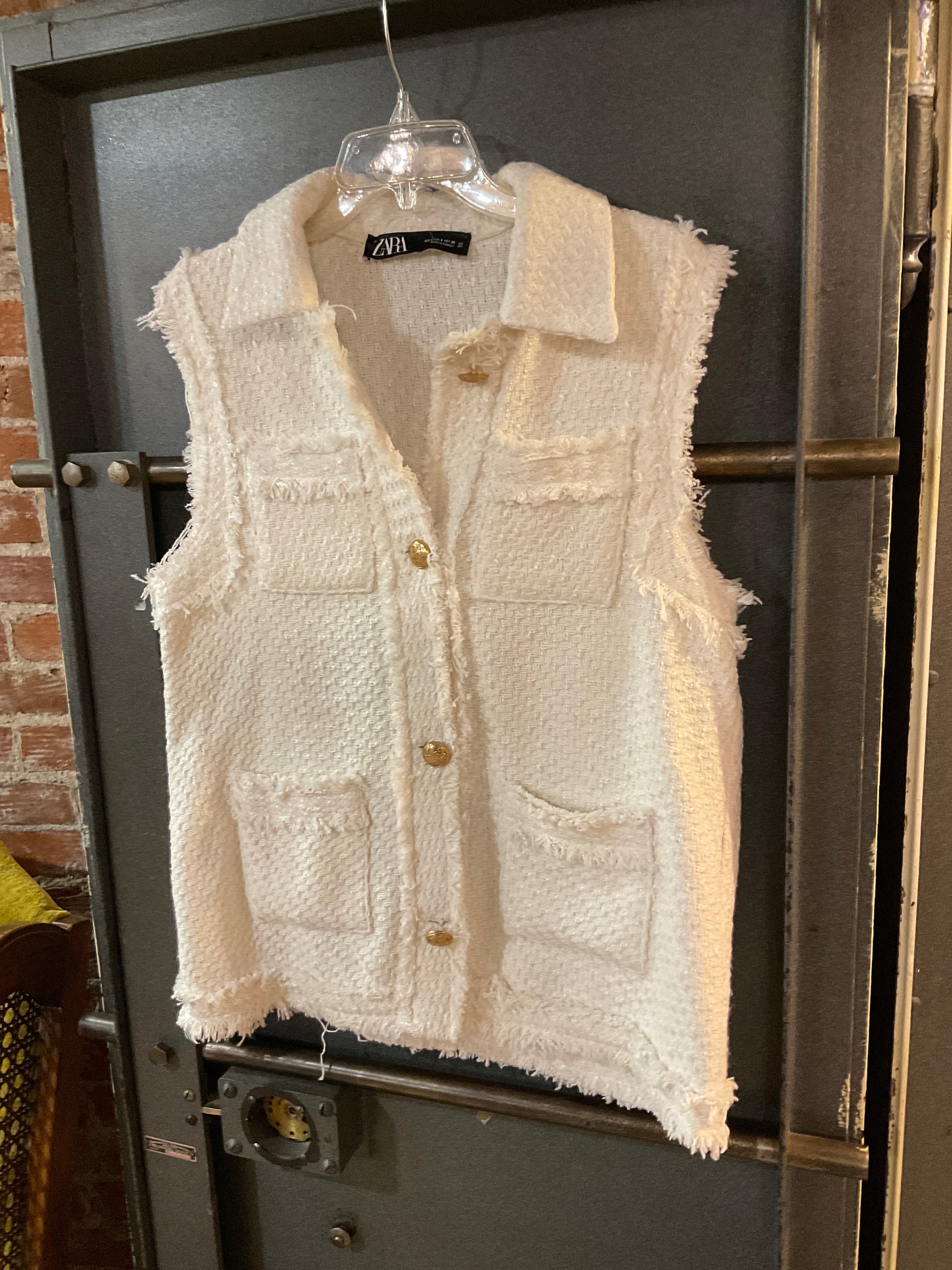 CREAM ZARA VEST S