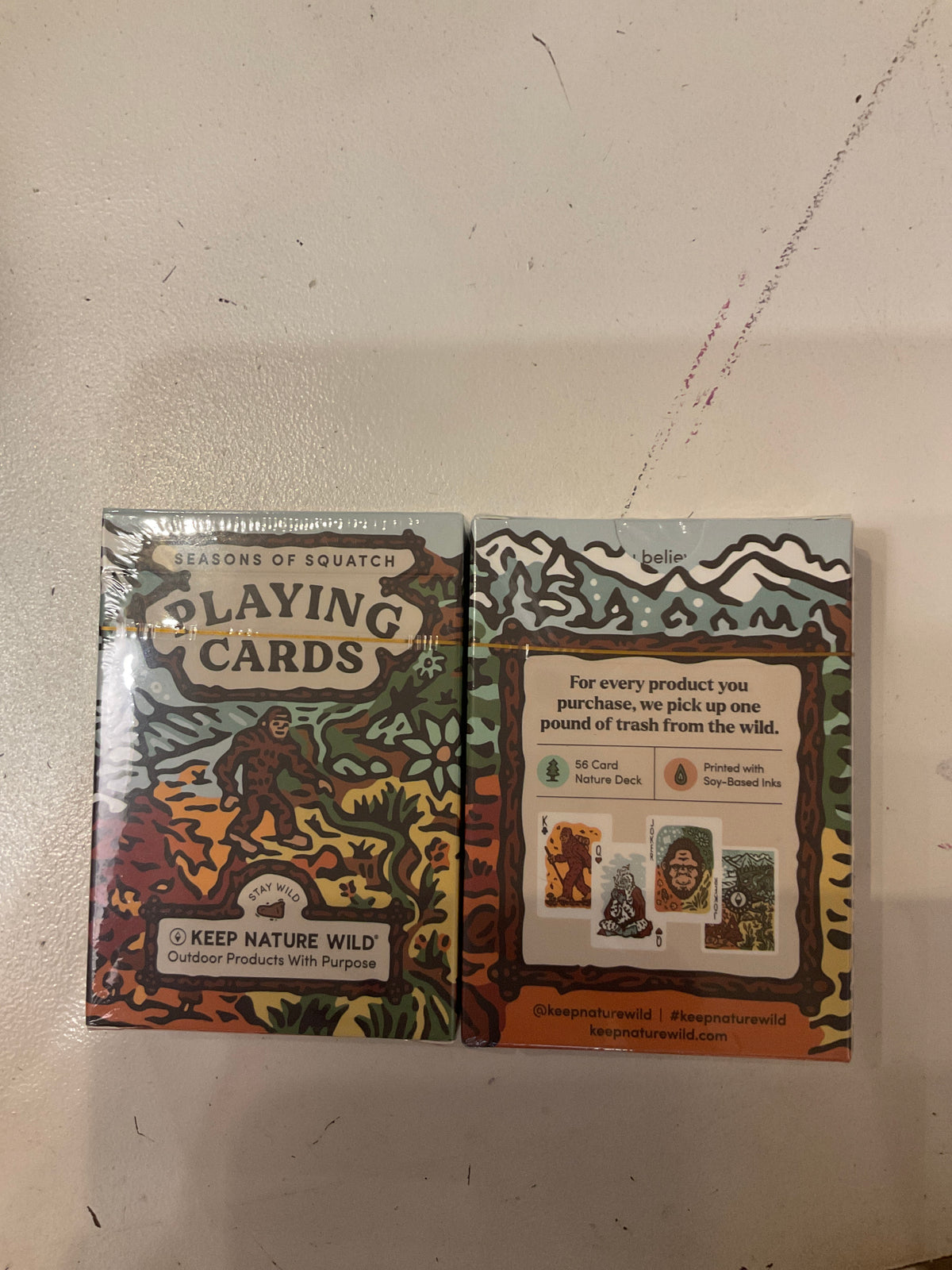 Keep Nature Wild Playing Cards