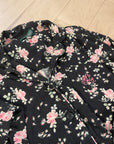 {{ClientCode}} GRAY/PINK FLORAL RALPH LAUREN PAJAMA SET, XL