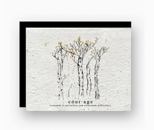 Load image into Gallery viewer, Courageous Aspens - Plantable Greeting Card
