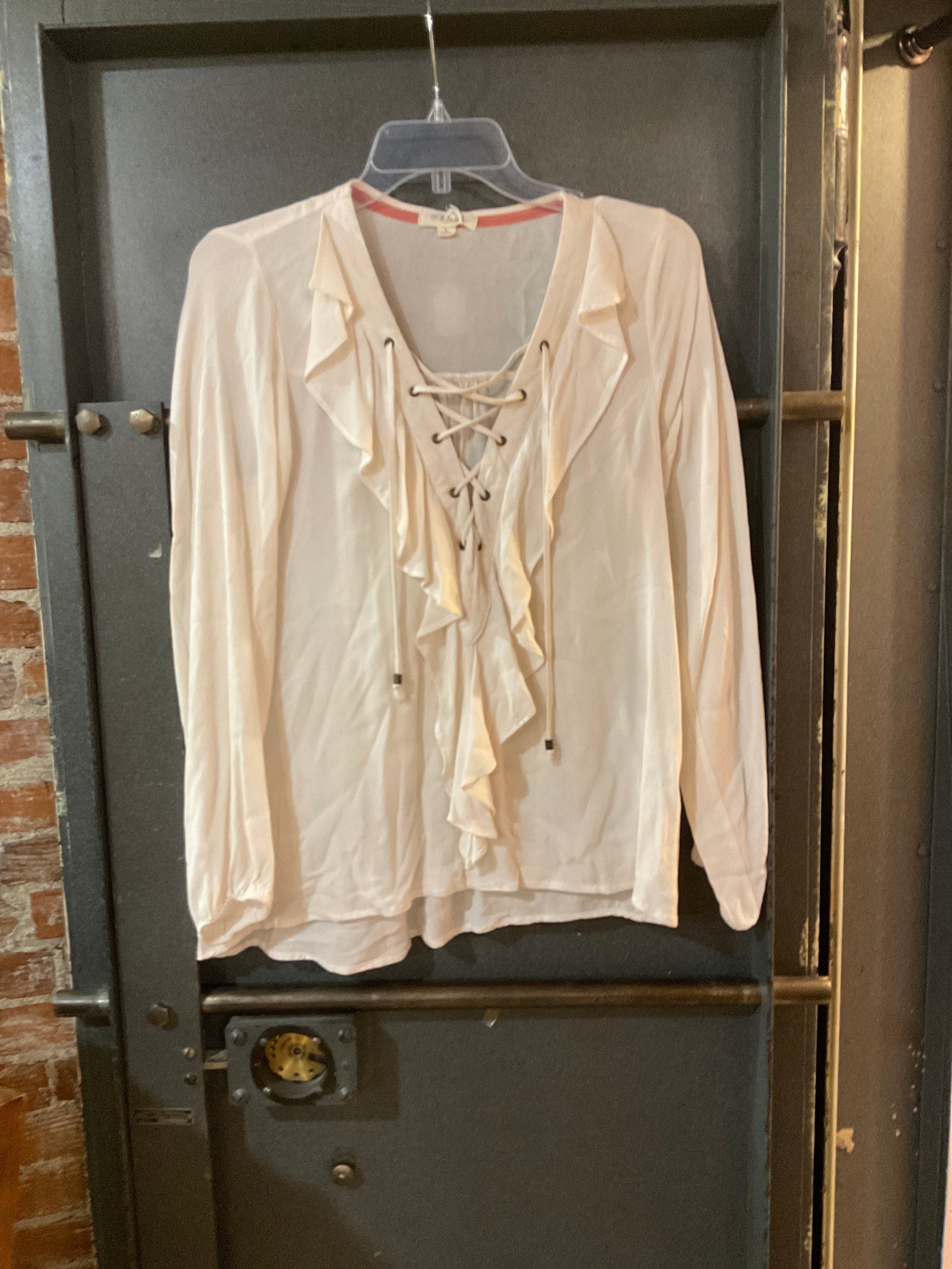 LIGHT PINK TAYLOR &amp; SAGE LONG SLEEVE SHIRT S