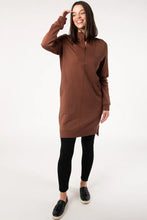 Load image into Gallery viewer, Terrera Sabelle half zip fleece dress
