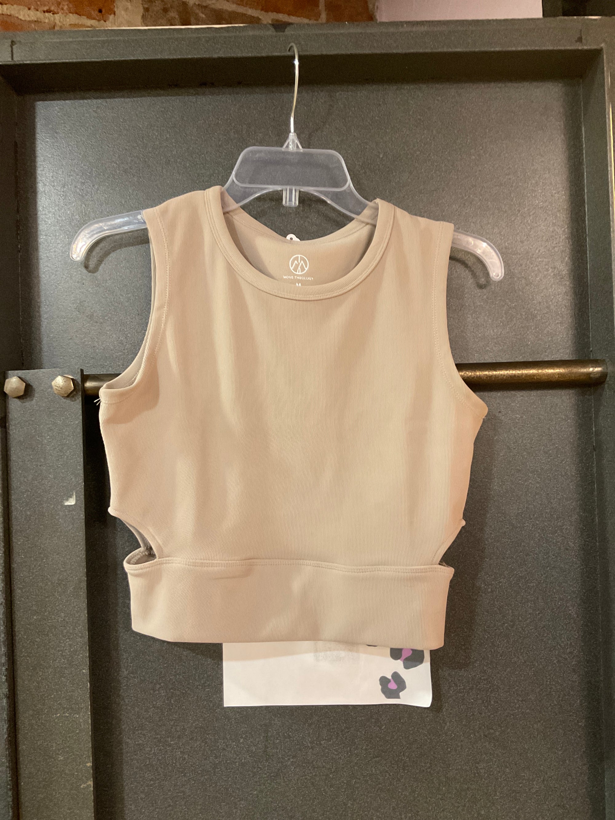 CREAM MOVE THEOLOGY TANK TOP M