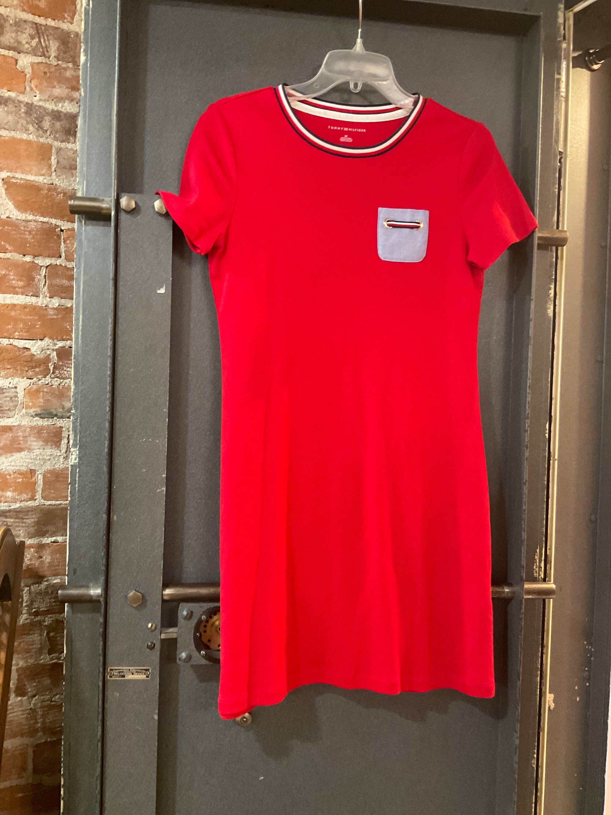 RED TOMMY HILFIGER DRESS S – Traces Boutique RED TOMMY HILFIGER DRESS S – Traces Boutique