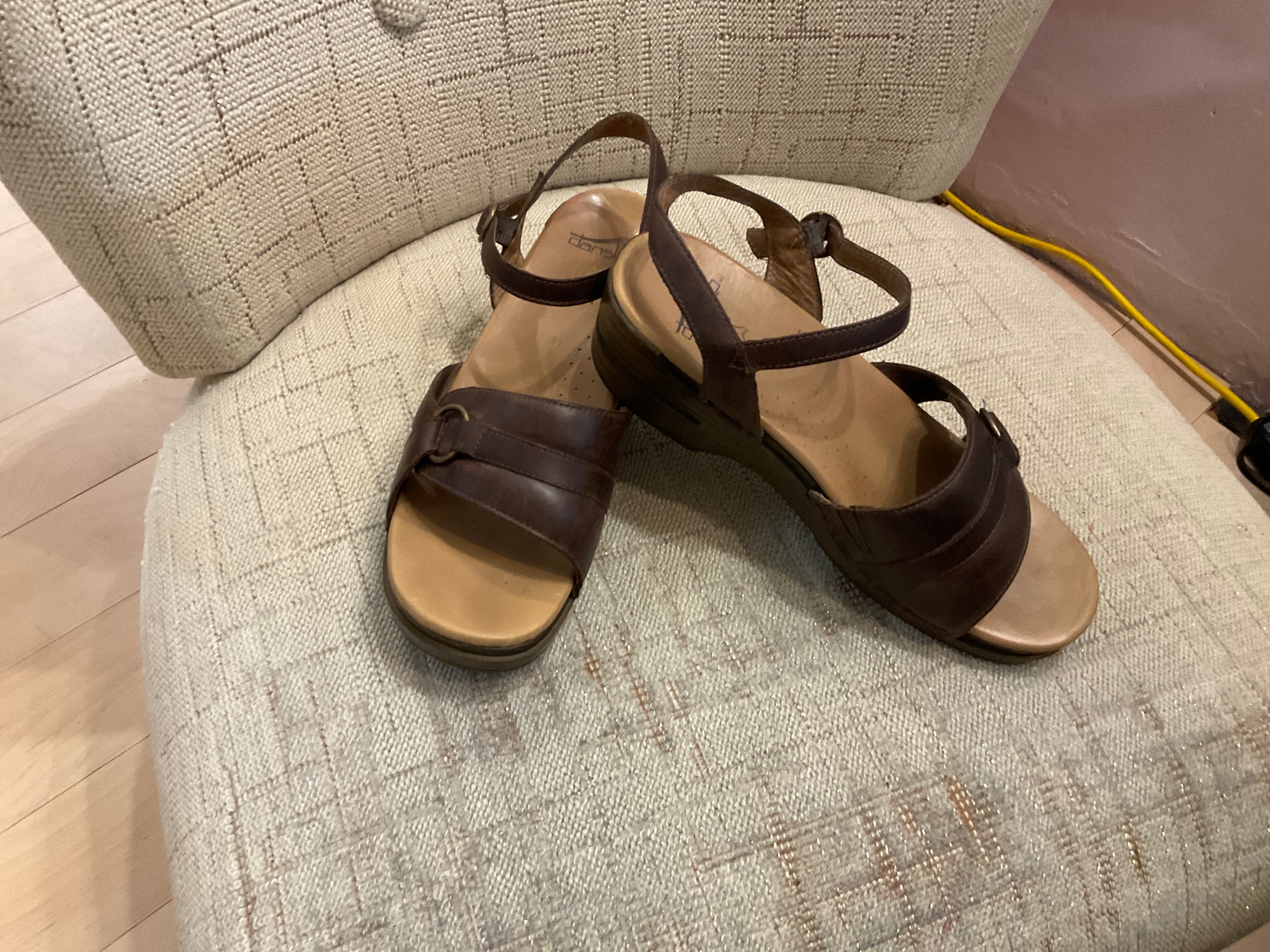 BLACK DANSKO SANDAL 10.5