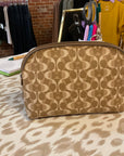 {{Client Code}} TAN COACH POUCH