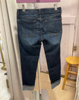 {{ClientCode}} DARK GAP CROPPED JEANS, 2