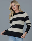 Downeast Cozy Season Stripe Sweater