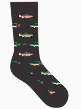 Load image into Gallery viewer, Conscious Step - Socks that Save National Parks - Grey Fish
