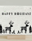 Winter Wonder Deer - Plantable Greeting Card