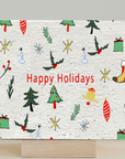 Happy Holidays - Plantable greeting card