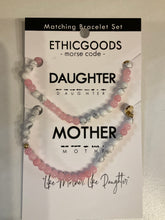 Load image into Gallery viewer, Morse Code Bracelet Matching Set- MOTHER &amp; DAUGHTER
