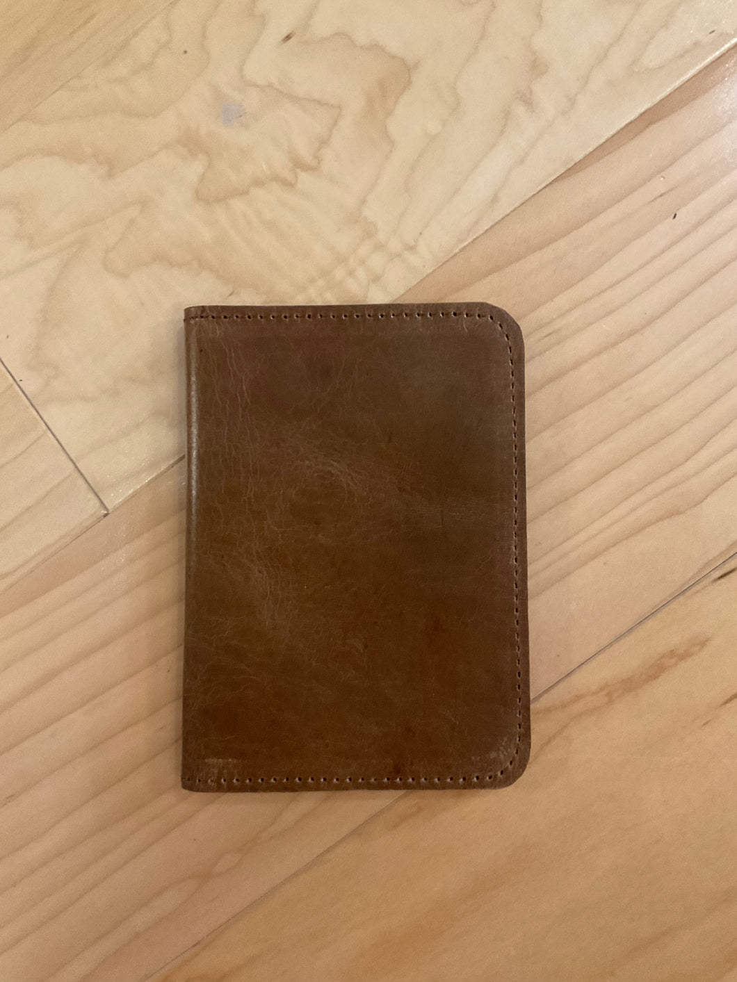 Leather passport cover