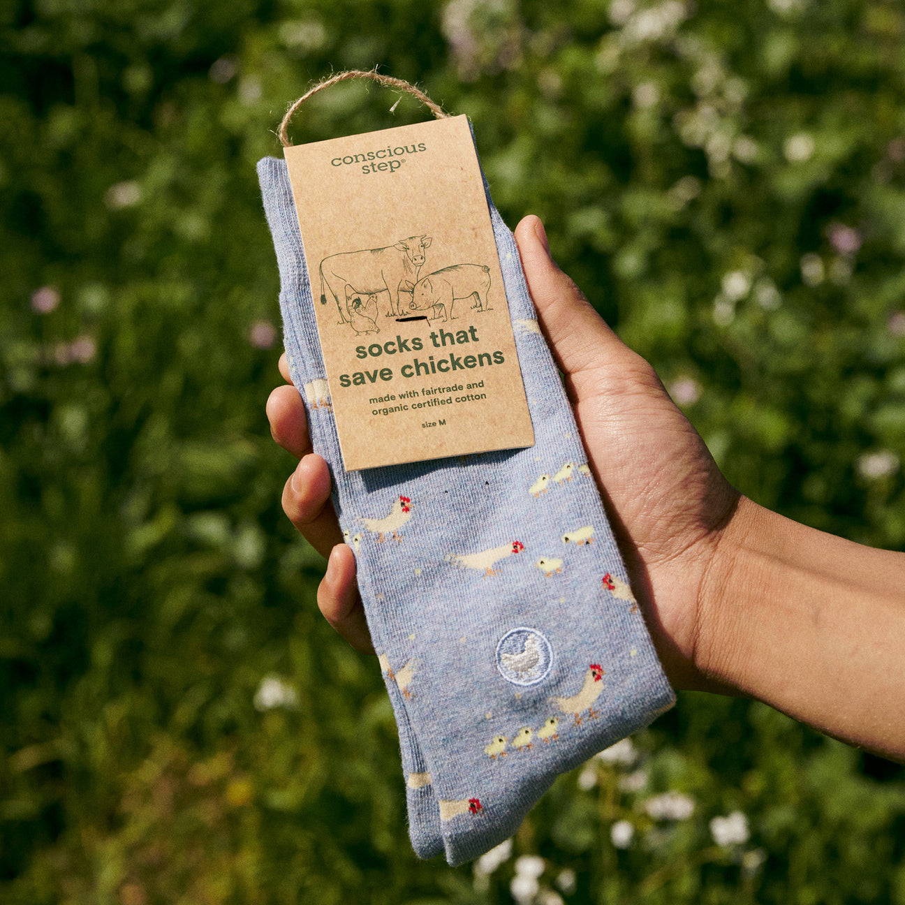 Conscious Step - Socks that Save Chickens
