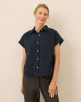 PACT - All Day Poplin Shirred Shirt