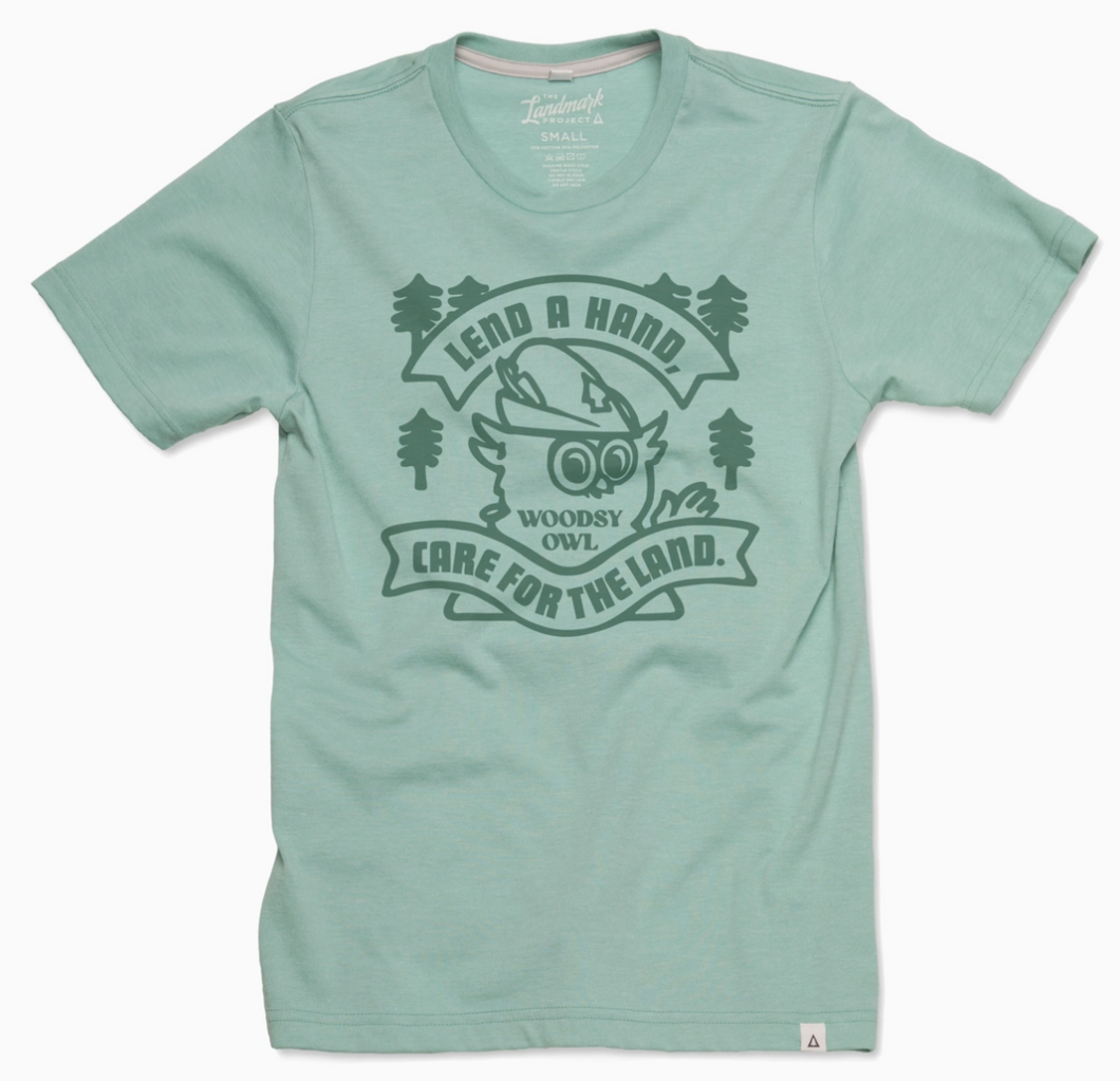 The Landmark Project - Lend a Hand, Care for the Land Graphic T-shirt