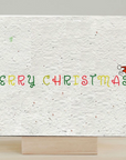 Merry Christmas - Plantable Christmas Card