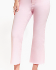 Luxe 27" Inseam Demi-Bootcut Pink Jean