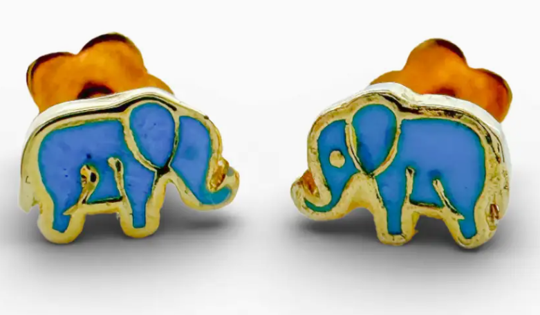 Ethic Goods - Elephants -  Tiny Stud Earring