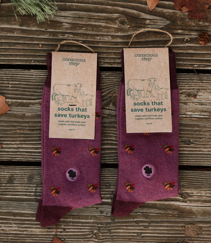 Conscious Step - Socks that Save Turkeys